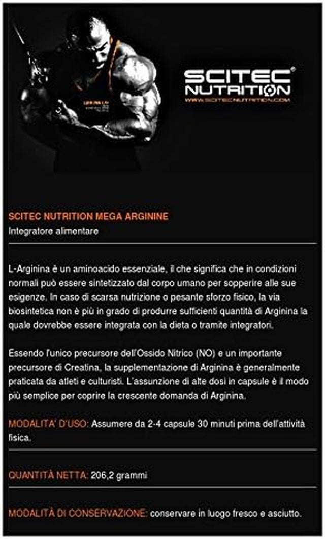 Mega Arginine - 140 Capsules - Scitec Nutrition