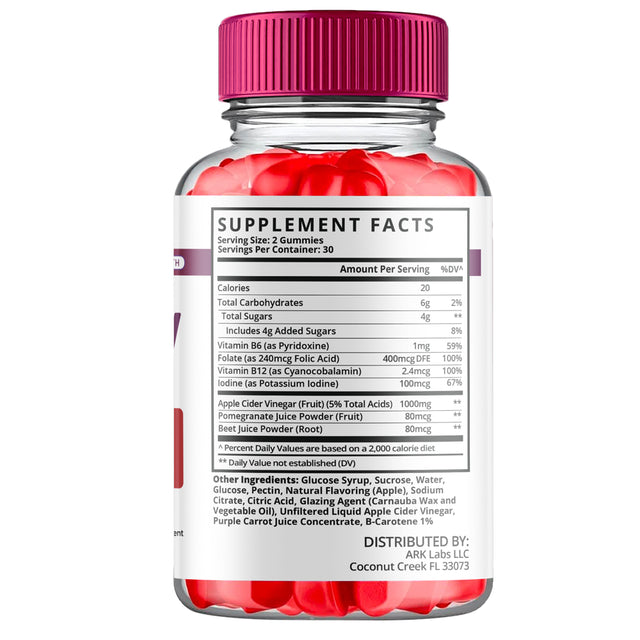 (1 Pack) Ace Keto ACV Gummies - Energy & Focus Boosting Dietary Supplements for Weight Management & Metabolism - Fat Burn - 60 Gummies