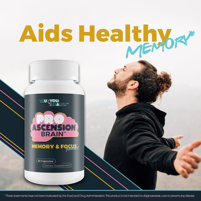 Pro Ascension Brain - Memory & Focus Formula - Cognitive Support Brain Supplement - Advanced Nootropic Brain Booster Pills for Enhanced Mental Performance, Memory, Concentration, & Focus