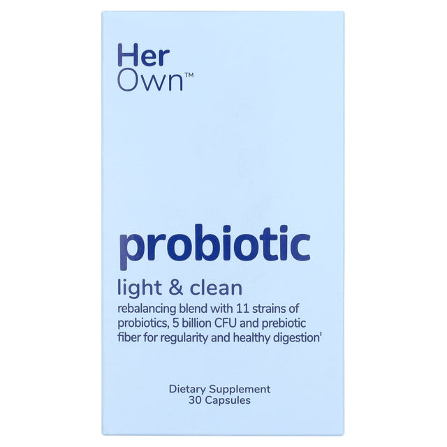 Her Own Probiotic Supplement Capsules, 30 Ct