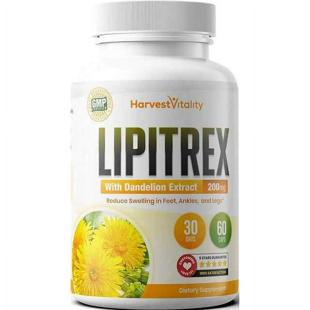 Lipitrex - Edema Swelling Reduction – Water Pill for Legs, Feet & Ankles