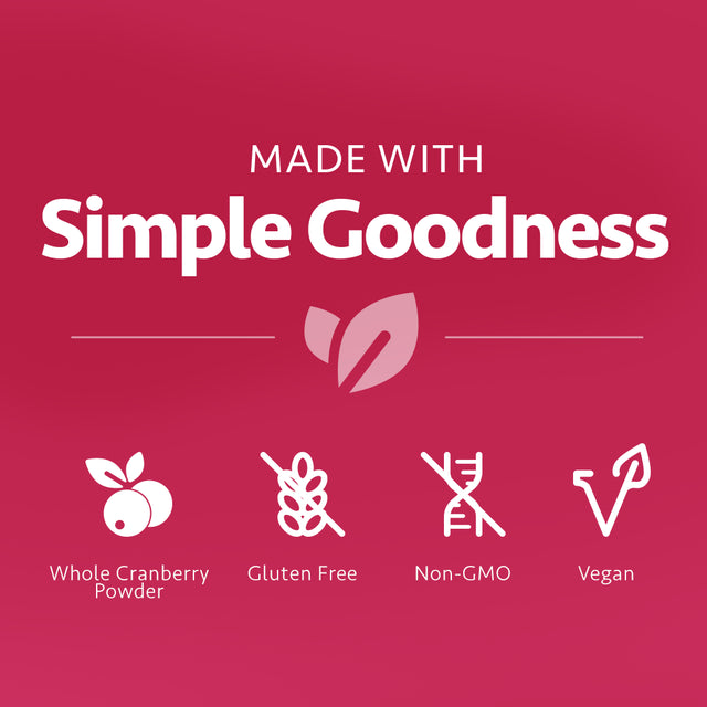 UP4 Women'S Probiotic with Organic Cranberry Dietary Supplement Capsules, 60 Ct