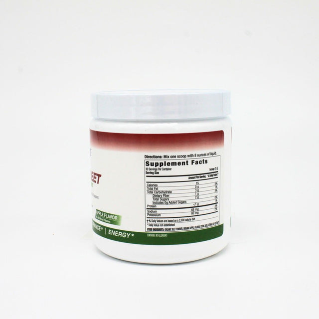 Performance Inspired Nutrition - Better Beet Powder - 100% Organic Beet – Boost Nitric Oxide – Apple Flavor - 30 Servings