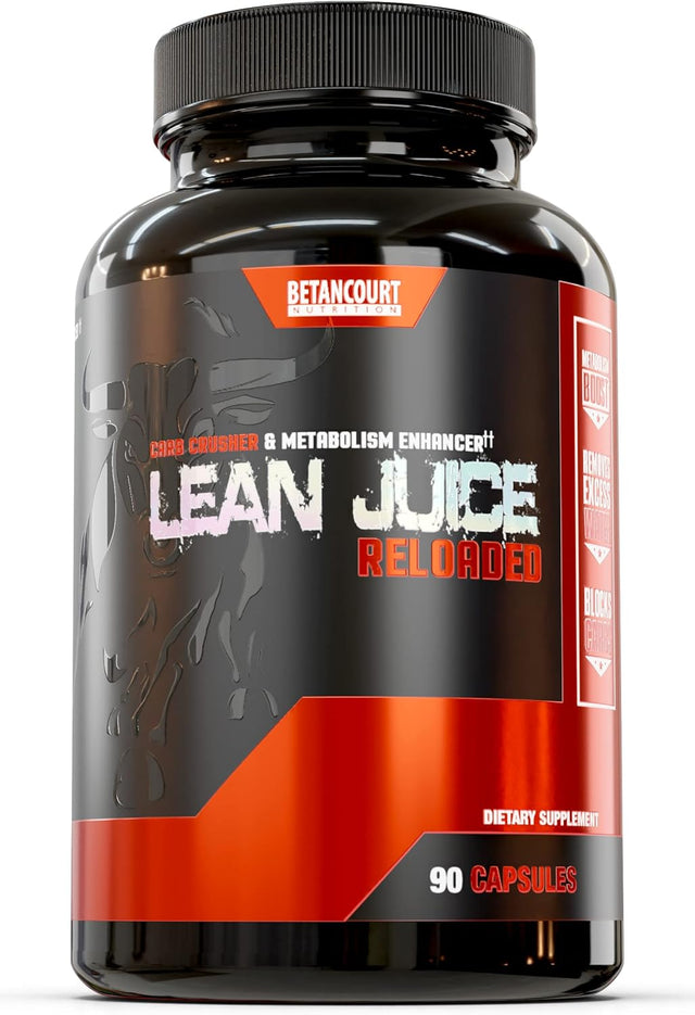 Betancourt Nutrition Lean Juice Metabolism Enhancer Supplement | Body Re-Composition Aid | Wellness + Vitality Ingredients | Stim Free | 90 Capsules