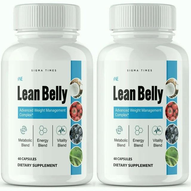 (2 Pack) Ikaria Lean Belly Juice Weight Loss, Appetite Control Supplement Pills - 60 Capsules