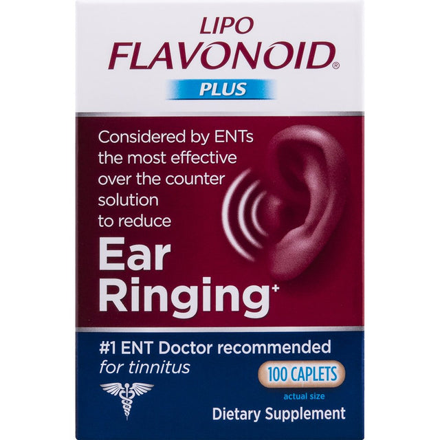Lipo-Flavonoid plus Ear Health Supplement 100 Caplets