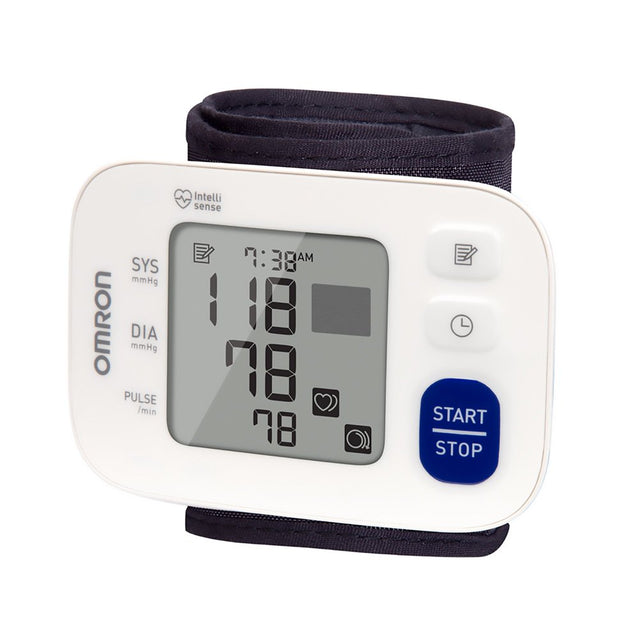 OMRON 3 Series Wrist Blood Pressure Monitor (BP6100), Portable Wrist Monitor, Digital Blood Pressure Machine, Stores up to 60 Readings
