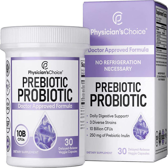 Physician'S Choice Prebiotic Probiotic, for Men and Women, 30 Count