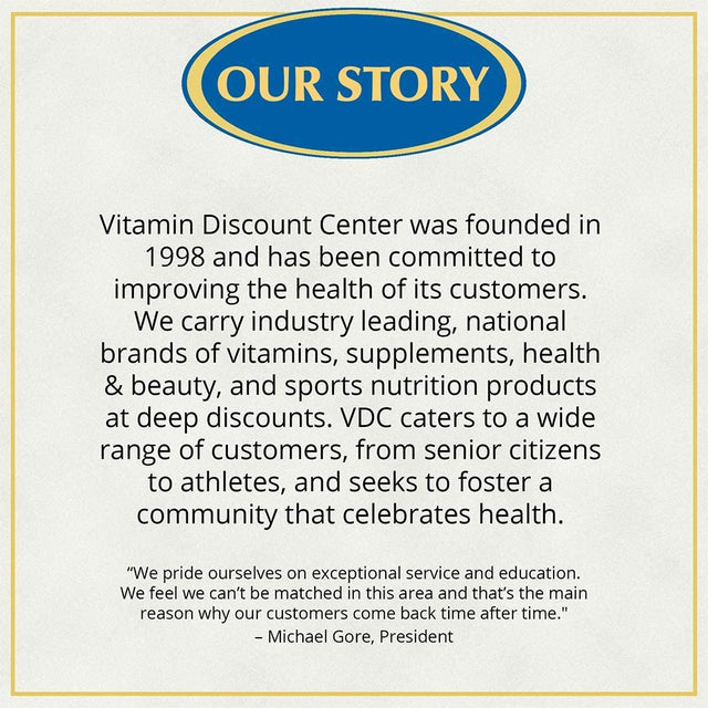 Vitamin Discount Center Plant Protein, 21G Protein per Serving, Vegan, Gluten Free, Vanilla 1.1 Lb