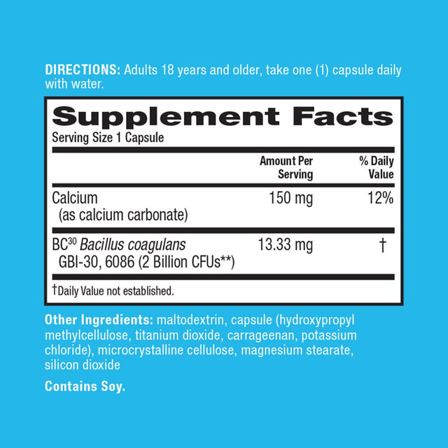 Digestive Advantage Daily Probiotic, Survives Better than 50 Billion - 30 Capsules