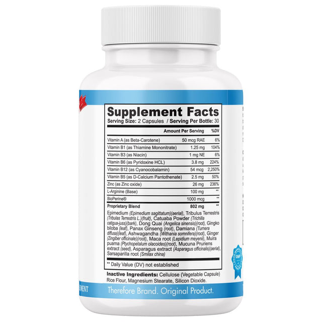 Energy Booster for Women, Mood Pills Energy Supplements for Women Boosting Passion, Desire & Excitement, Relieve Stress, Reduce Dryness (60Ct)