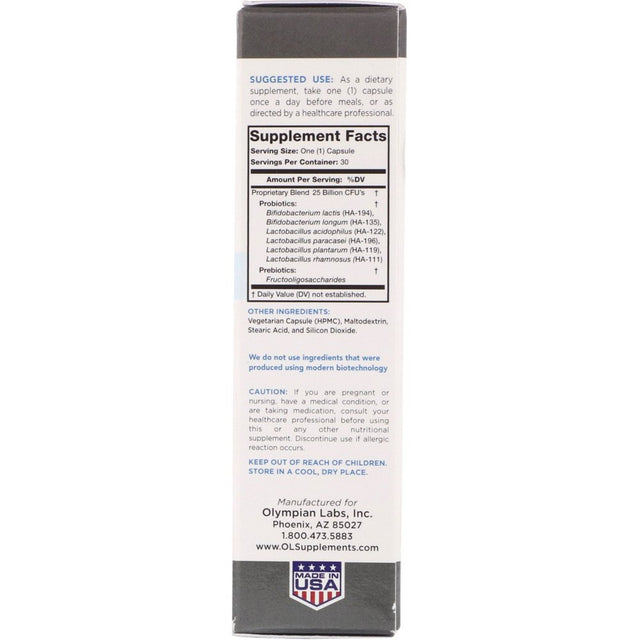 Lean & Pure Prebiotic & Probiotic Complete, Extra Strength, 50 Billion, 30 Vegetarian Capsules