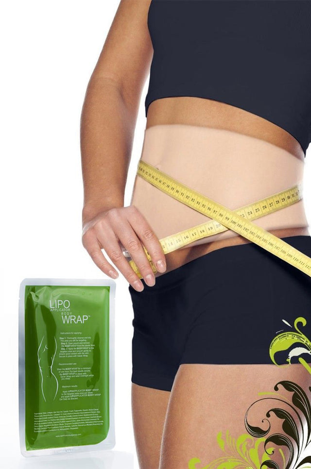 Lipo Applicator Body Wraps It Works for Stomach Inch Loss Tone Contouring Shaping - 6 Weight Loss Wraps