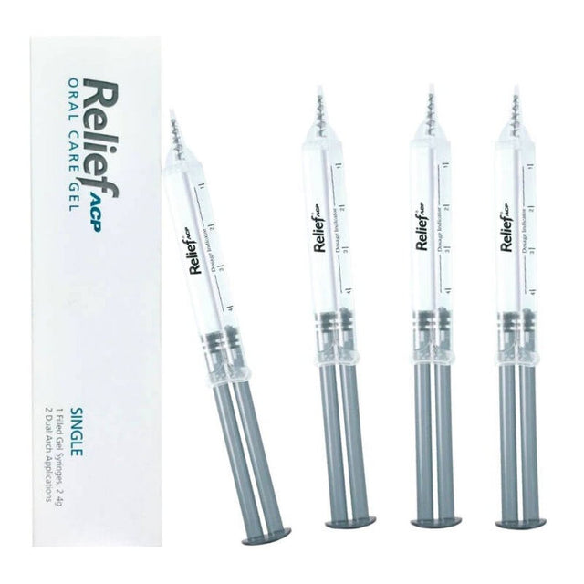 Dental Gum Sensitivity Gel Relief ACP Refill Kit by Philips Pack of 4