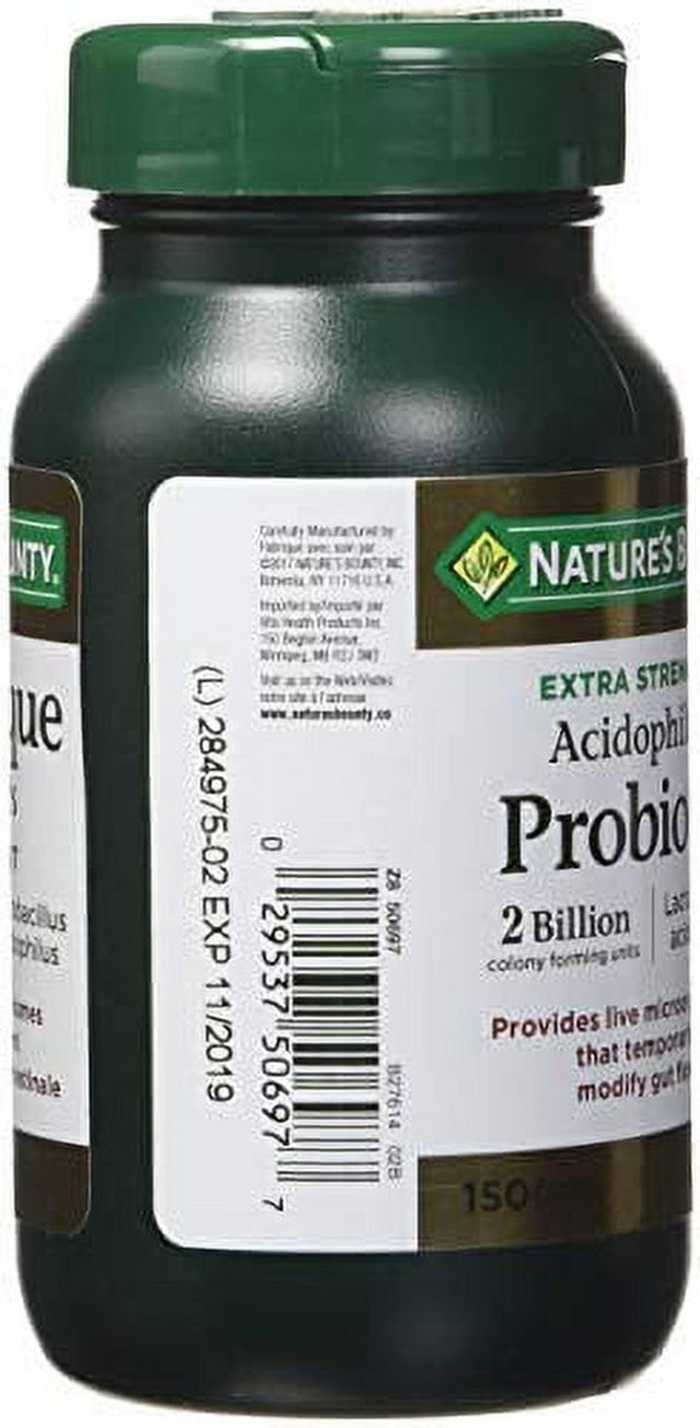 Nature'S Bounty Acidophilus Probiotic 2 Billion, 150 Caplets