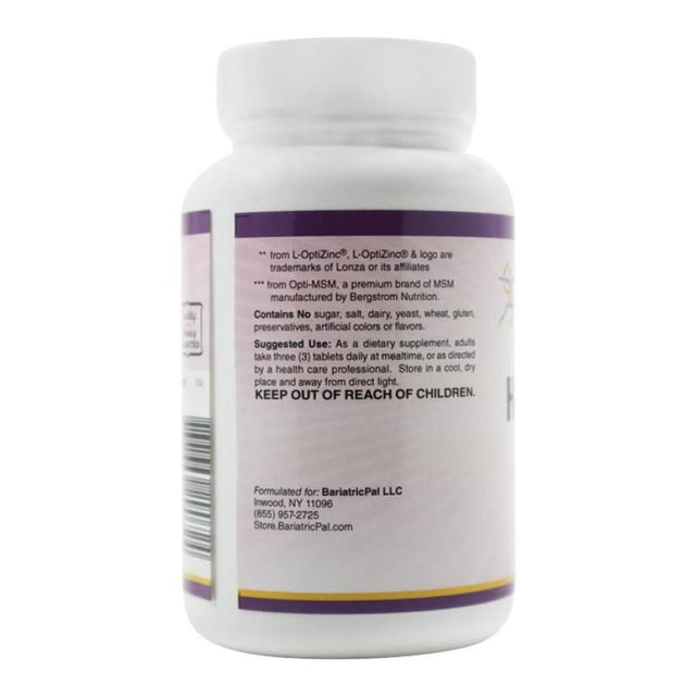 Hair, Skin & Nails Formula Tablets by Bariatricpal Size: 90Ct Bottle