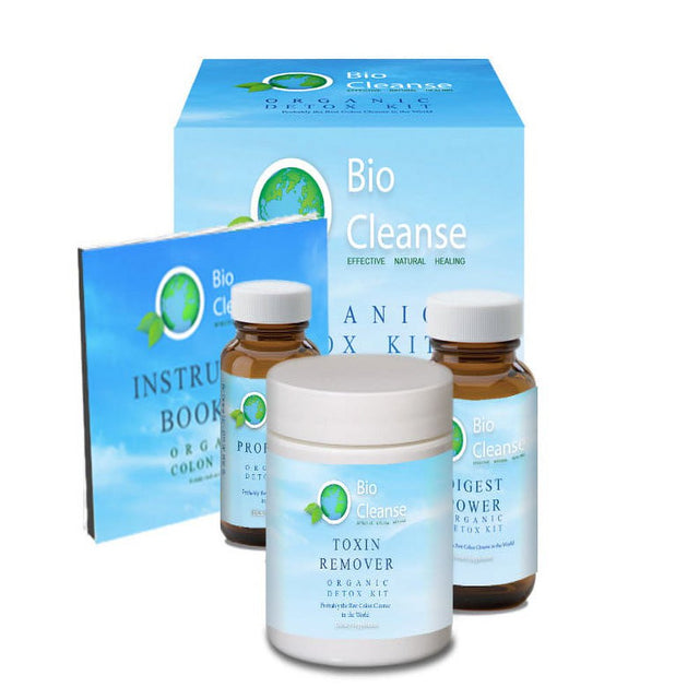 Bio Cleanse Detox Kit - Toxin Remover, Digest Powder & Probiotic Supplement - 3 Bottles