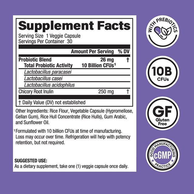 Physician'S Choice Prebiotic Probiotic, for Men and Women, 30 Count