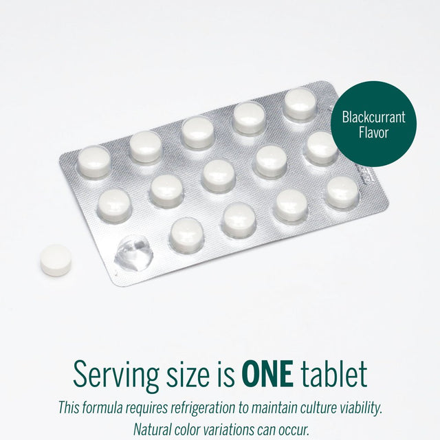 Genestra Brands HMF Child | Probiotic Formula to Support Healthy Gut Flora | 30 Chewable Tablets | Blackcurrant Flavor