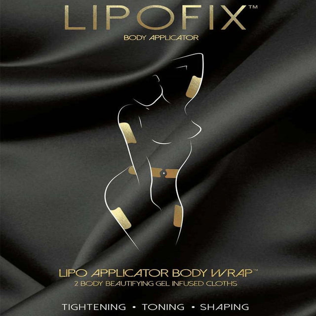 Lipofix Body Firming Shaping anti Cellulite Wrap Weight Loss Treatment 4 Abdomen + 4 Pair Body Wraps