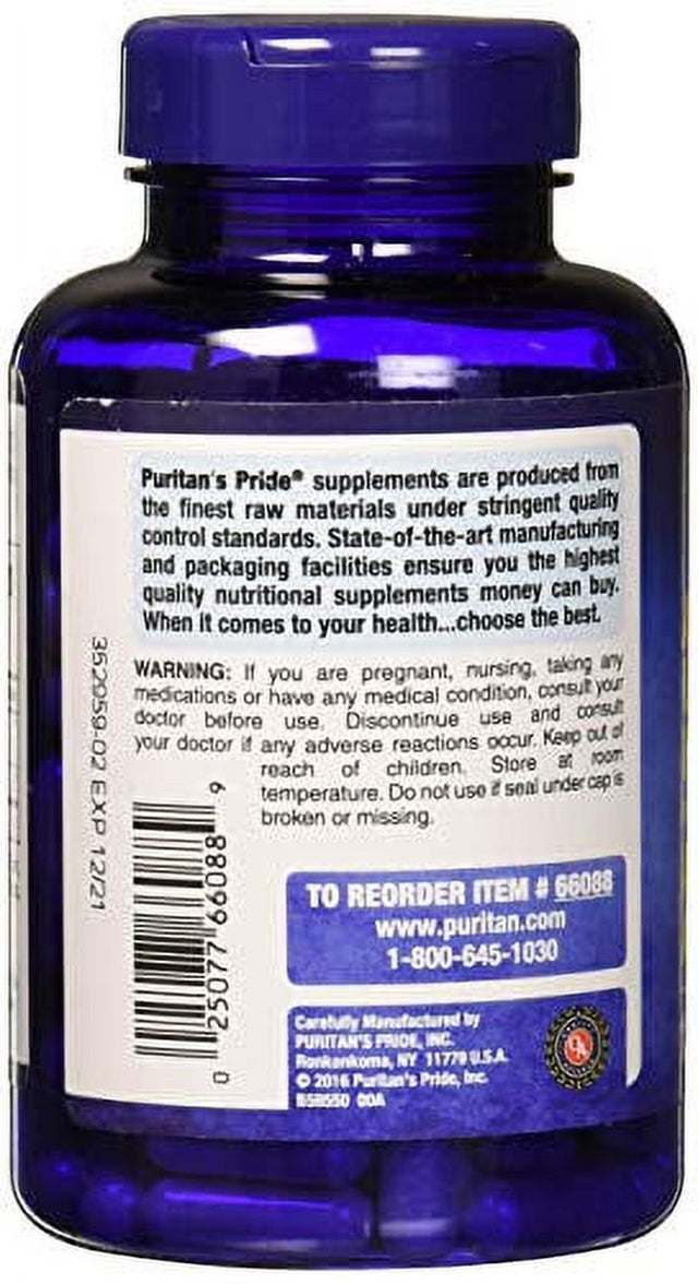 Puritan'S Pride Acetyl L-Carnitine Free Form