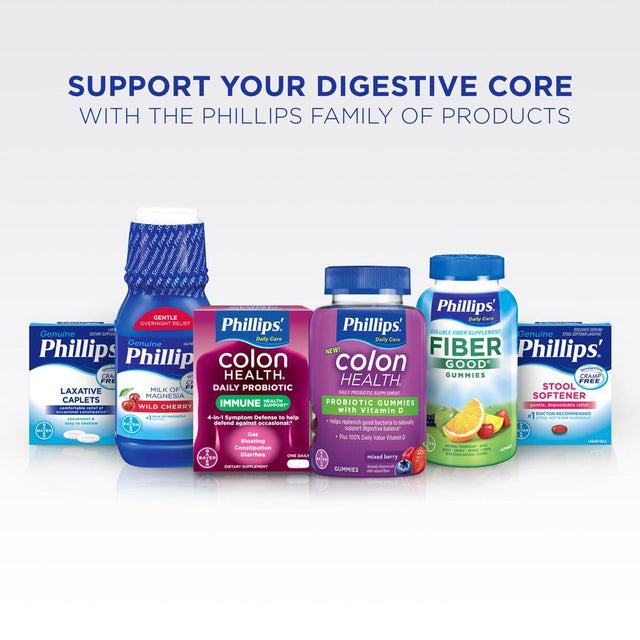 Phillips' Colon Health Daily Probiotic Supplement Capsules, 15 Count