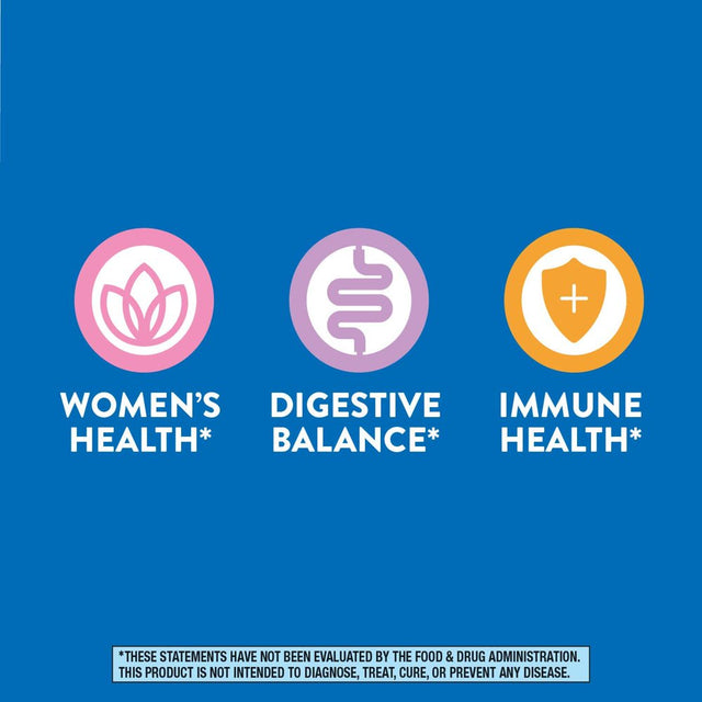 Nature’S Way Fortify Optima Women’S Daily Probiotic, 90 Billion, 15 Strains, Prebiotic, 30 Capsules