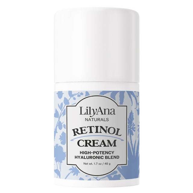 Lilyana Naturals Retinol Cream for Face - Retinol Cream, anti Aging Cream, Retinol Moisturizer for Face, Wrinkle Cream for Face, 2.5% Retinol Complex,100% Vegan- 1.7Oz