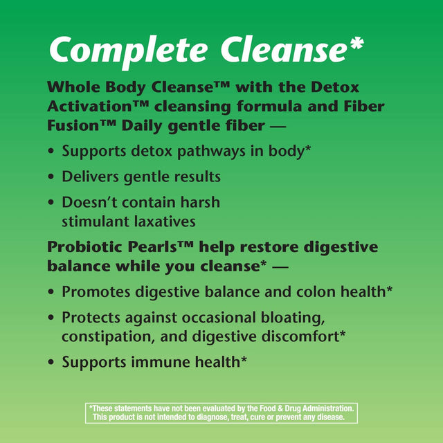 Nature'S Way Whole Body Cleanse Complete, 10 Day Detox Cleansing System Kit with Probiotics*