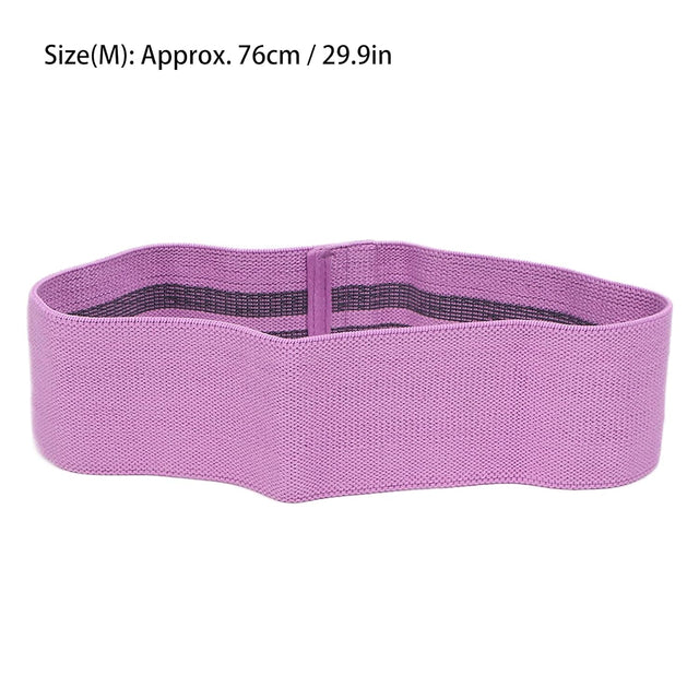Cosiki Exercise Resistance Band, Elastic Stretching Bands Bands for Working Out Booty Bands Exercise Band for Yoga for Leg Beauty(Plain Purple M(76Cm))