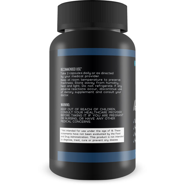 Naturally Him Self - Tribulus T Maximum Support - Tribulus Terrestris for Men - Power - Natural - Stamina - Libido Enhancer for Men - by Naturally Ignited Labs - 30 Servings