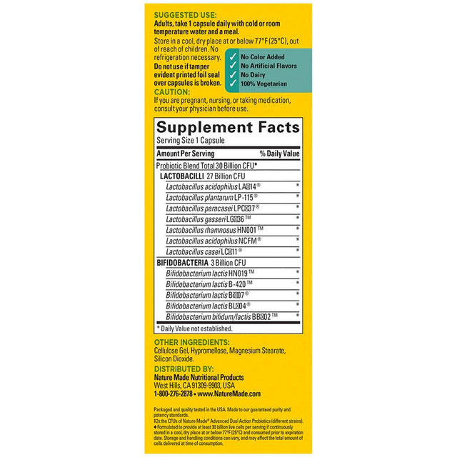 Nature Made Ultra Strength Probiotic Solution, 50 Ct.