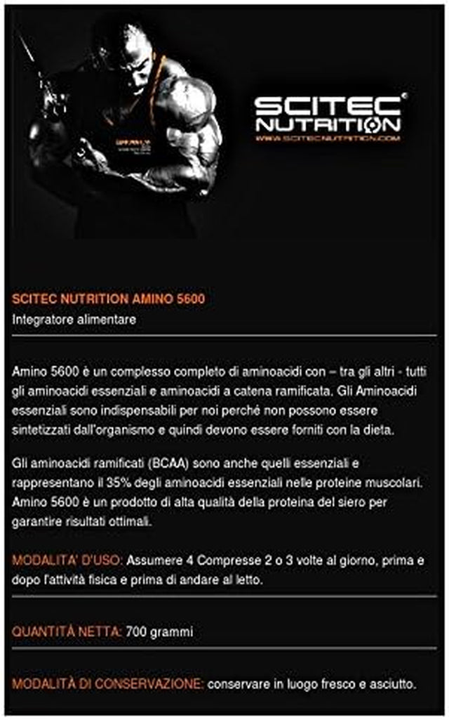 Amino 5600-500 Tablets - Scitec Nutrition
