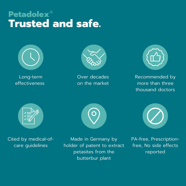 Linpharma Petadolex 75 Mg Patented Pa-Free Butterbur Root Extract - 3 Bottles