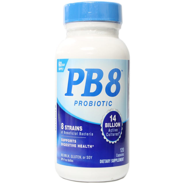 PB8 Acidophilus Probiotic 120 Count, -(Value Pack of 4)