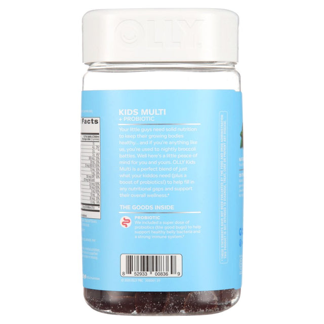 Lil' Ollys Kids' Multi + Probiotic Yum Berry Punch Vitamin Gummies (160 Count)