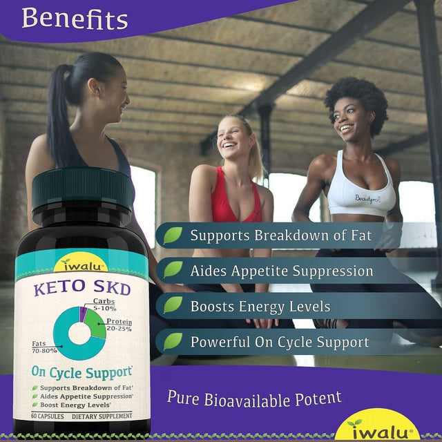 Iwalu Keto Advanced Weight Loss Pills for Women - Amino Energy Appetite Suppressant Preworkout Metabolism Booster, Green Tea, Green Coffee, Stomach Belly Fat Burners for Women & Men Weight Loss 60 CT
