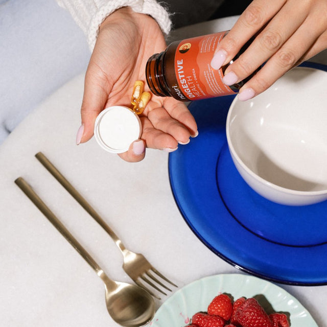 Nouri Digestive Health Probiotic with Omega for Digestion, Immune, and Brain Health, 30 Day Supply