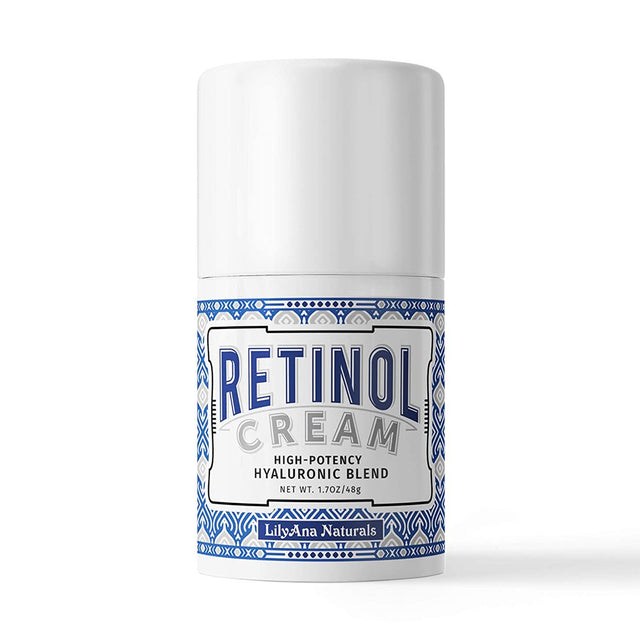 Lilyana Naturals Retinol Cream for Face - Retinol Cream, anti Aging Cream, Retinol Moisturizer for Face, Wrinkle Cream for Face, Retinol Complex - 1.7Oz