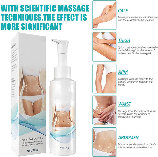 Shaping Massage Cream, 100G Body Slimming Cream to Prevent Thigh Side Effects
