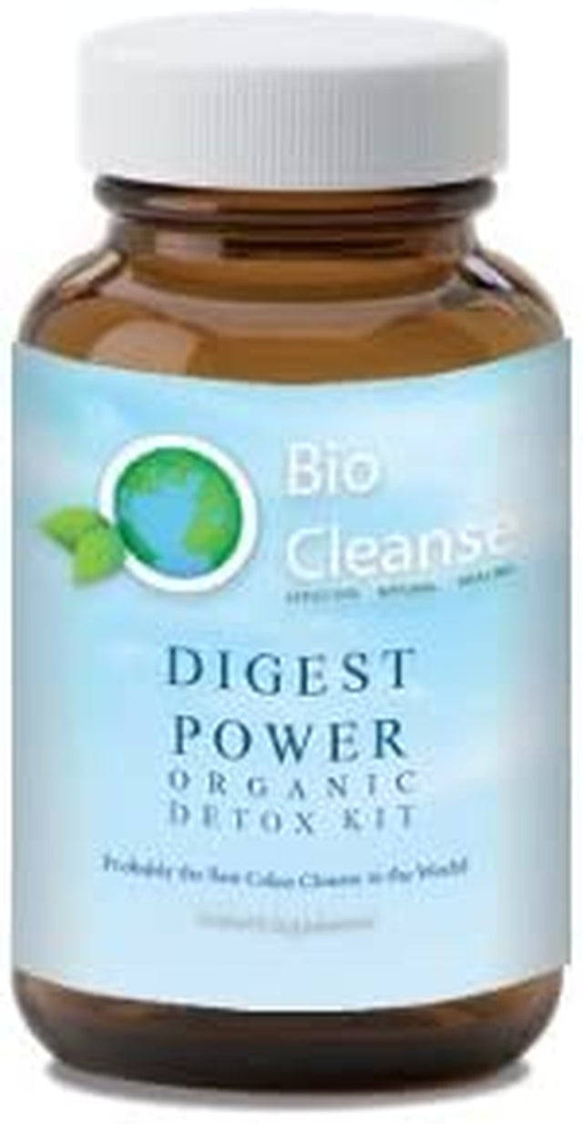 Bio Cleanse Detox Kit, Includes Probiotic Formula, Digest Power and Bentonite Psyllium, Colon Care, Healthy Elimination and Gut Health