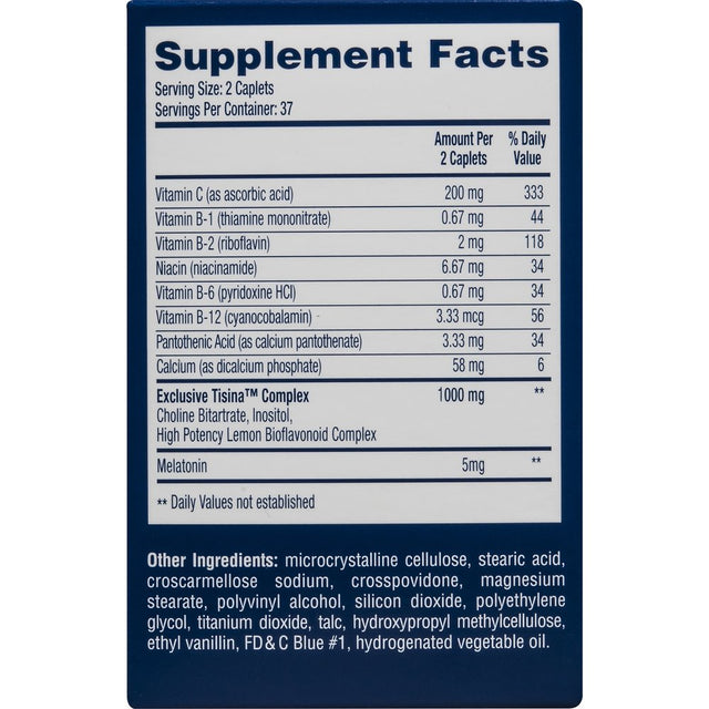 Lipo-Flavonoid Night Ear Heath Supplement with Melatonin, 75 Caplets