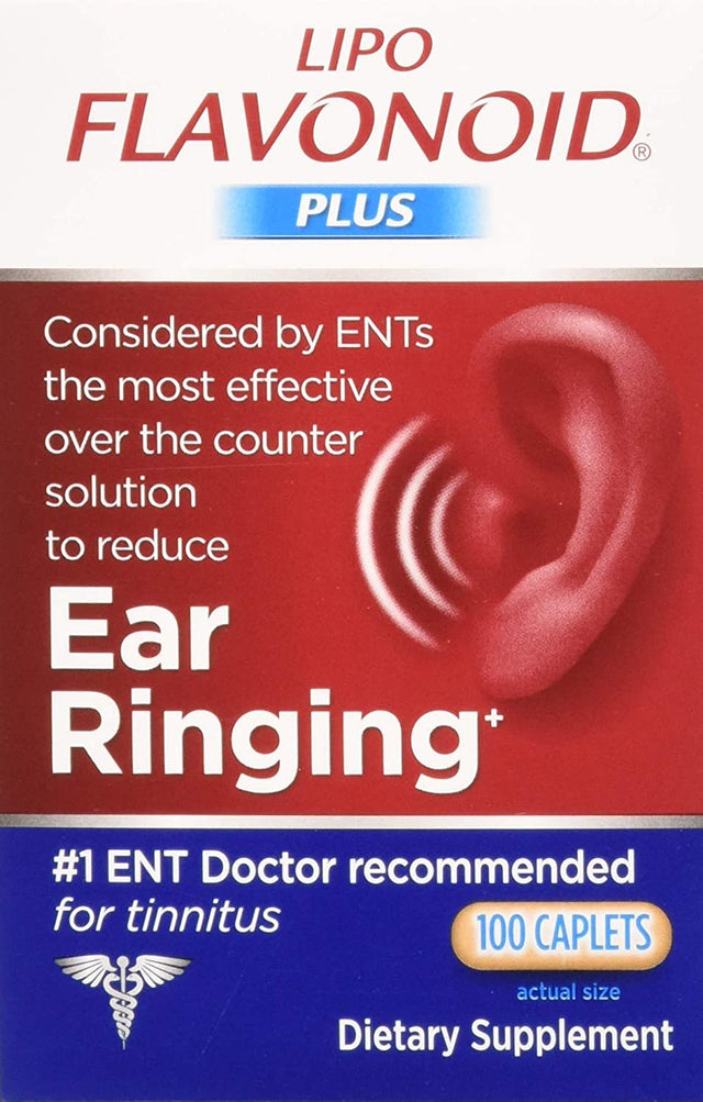 Lipo Flavonoid plus Inner Ear Health Formula , 90 Caplets, Pack of 3