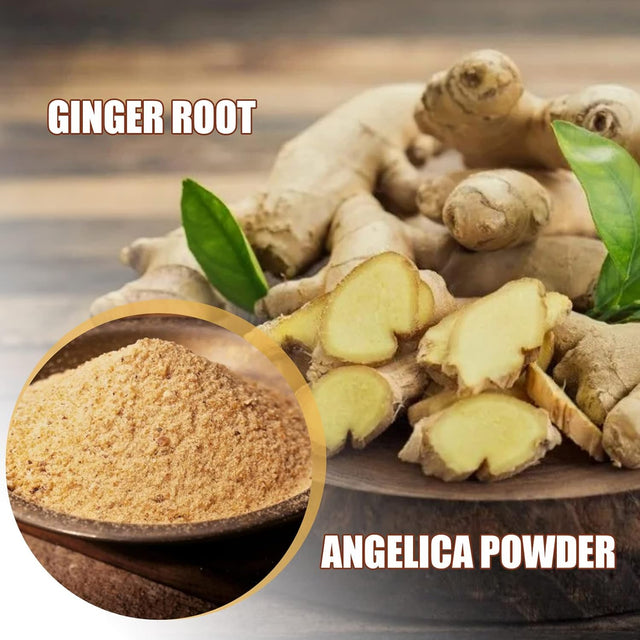 Ginger Slimming Powder, Relaxing Tummy Modeling Ginger Fat Burner for Legs