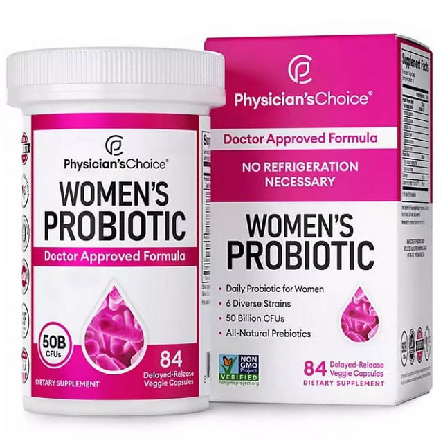 Physician'S Choice Women'S Probiotic Capsules, 50 Billion CFU (84 Ct.)