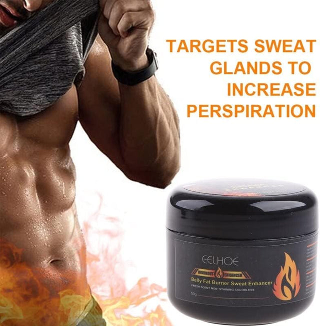 Slimming Cream Belly Fat Burner Sweat Enhancer Burning Weight Loss Abdomen Abdominal Muscle for Men and Women