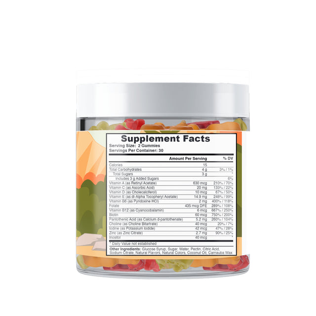 GHS Daily Children'S Multivitamin Gummies Provides All the Vitamins and Minerals Children Need and Supports the Immune System