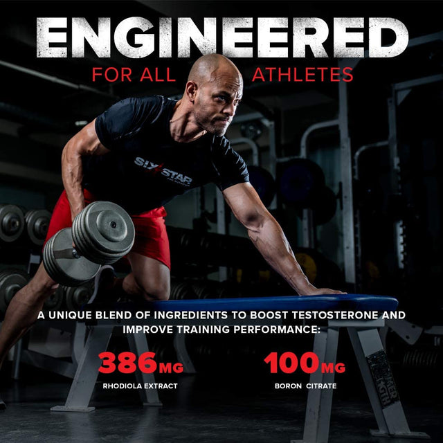 Testosterone Booster for Men Six Star Pro Nutrition Test Booster for Men Extreme Strength + Enhances Training Performance + Scientifically Researched Test Boost Supplement, 60 Pills