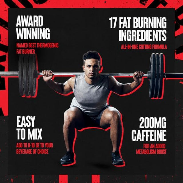 Animal Cuts Powder – Weight Management Supplement – Fat Burner, Metabolic Enhancer with Nootropics, Carnitine, Tyrosine, Diuretic – Strawberry Watermelon Flavor, 8.3 Oz, 42 Count