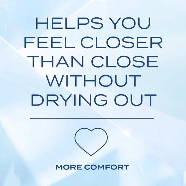 Silicone Lube K-Y True Feel 8.45 Fl Oz Personal Lubricant for Adult Couples, Men, Women, Pleasure Enhancer, Sensual Massage Vaginal Moisturizer, Hormone & Paraben Free, Deluxe, Latex Condom Compatible